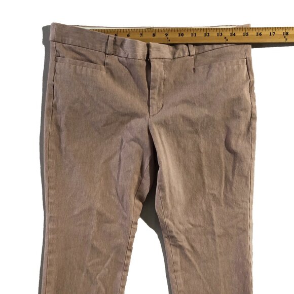 Banana Republic Pants Womens Size 10P Gray Sloan Fit  Tapered Ankle Crop - Picture 3 of 9